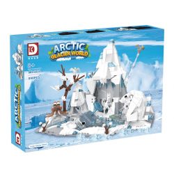 DK 6024 HỆ SINH THÁI THẾ GIỚI SÔNG BĂNG BẮC CỰC bộ đồ chơi xếp lắp ráp ghép mô hình ARCTIC GLACIER WORLD 898 khối