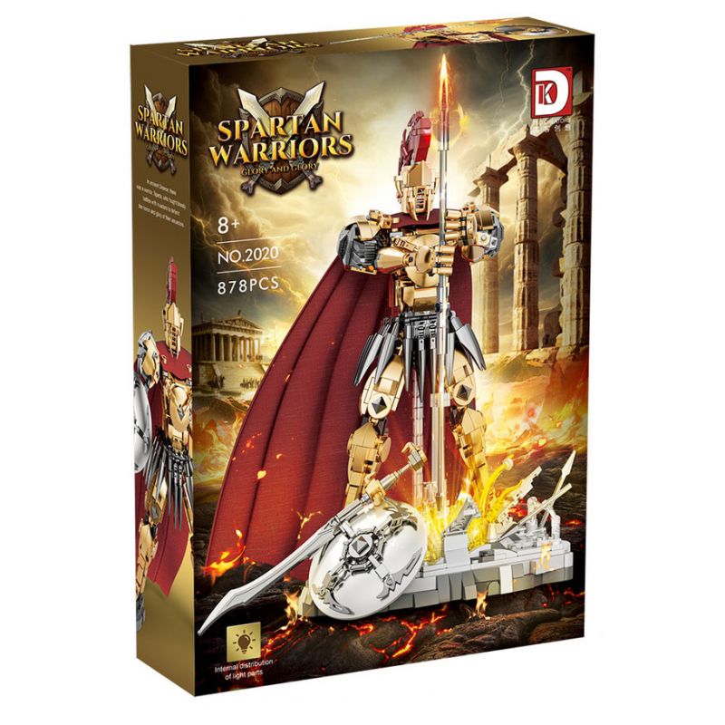 DK 2020 CHIẾN BINH SPARTAN bộ đồ chơi xếp lắp ráp ghép mô hình Historical SPARTAN WARRIORS 878 khối