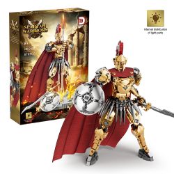 DK 2020 CHIẾN BINH SPARTAN bộ đồ chơi xếp lắp ráp ghép mô hình Historical SPARTAN WARRIORS 878 khối
