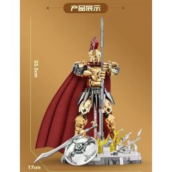 DK 2020 CHIẾN BINH SPARTAN bộ đồ chơi xếp lắp ráp ghép mô hình Historical SPARTAN WARRIORS 878 khối