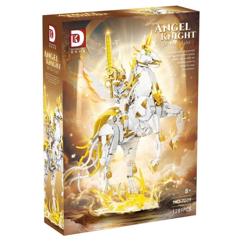 DK 7039 HIỆP SĨ THIÊN THẦN bộ đồ chơi xếp lắp ráp ghép mô hình ANGEL KNIGHT 1289 khối