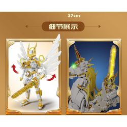 DK 7039 HIỆP SĨ THIÊN THẦN bộ đồ chơi xếp lắp ráp ghép mô hình ANGEL KNIGHT 1289 khối