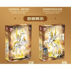 DK 7039 HIỆP SĨ THIÊN THẦN bộ đồ chơi xếp lắp ráp ghép mô hình ANGEL KNIGHT 1289 khối