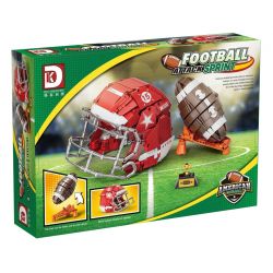 DK 80020 BÓNG ĐÁ bộ đồ chơi xếp lắp ráp ghép mô hình Creator AMERICAN FOOLBALL Sáng Tạo 1038 khối
