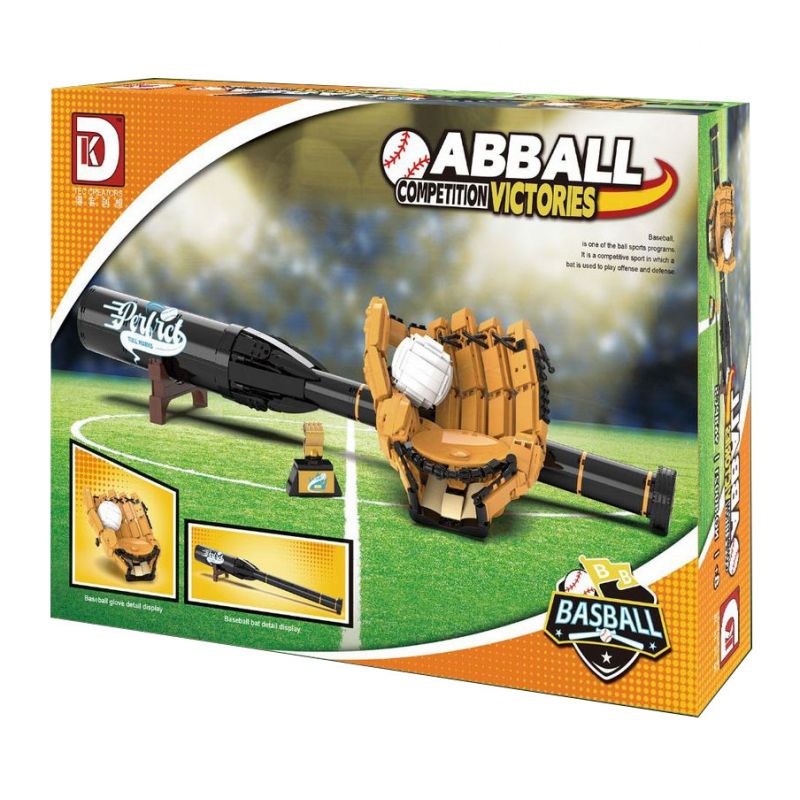 DK 80021 BÓNG CHÀY bộ đồ chơi xếp lắp ráp ghép mô hình Creator BASBALL Sáng Tạo 968 khối