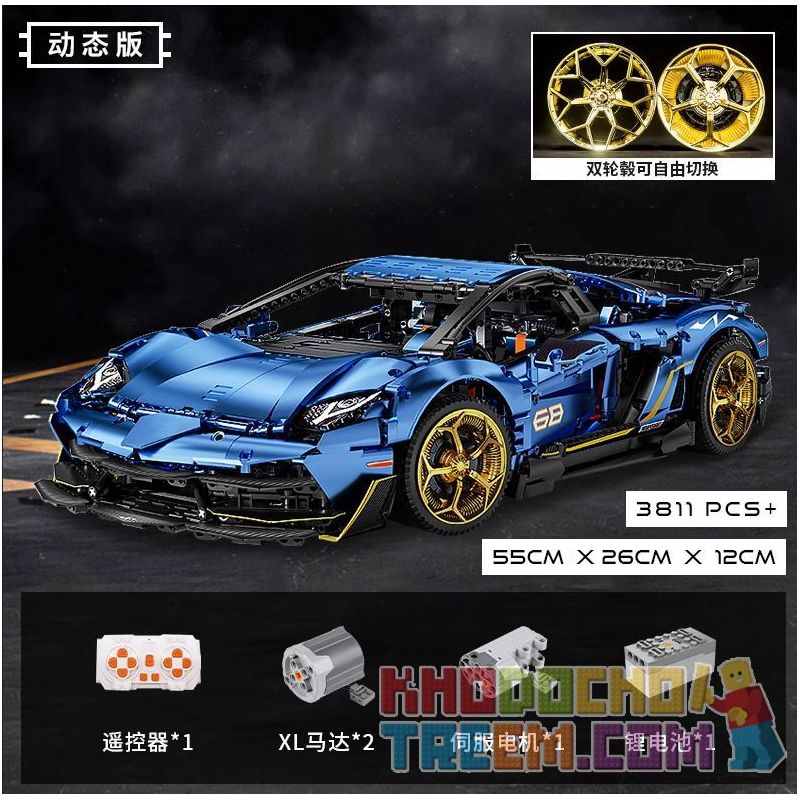 SHARP MODEL JIMU LIANGPIN 10520 non Lego MANNIU SVJ tỷ lệ 1:8 bộ đồ chơi xếp lắp ráp ghép mô hình 3811 khối