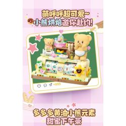 TOP TOY TC2059 2059 LỊCH VẠN NIÊN GẤU BƠ bộ đồ chơi xếp lắp ráp ghép mô hình BUTTERBEAR PERPETUAL CALENDAR 350 khối
