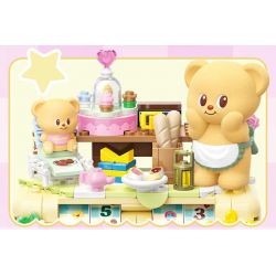 TOP TOY TC2059 2059 LỊCH VẠN NIÊN GẤU BƠ bộ đồ chơi xếp lắp ráp ghép mô hình BUTTERBEAR PERPETUAL CALENDAR 350 khối
