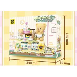 TOP TOY TC2059 2059 LỊCH VẠN NIÊN GẤU BƠ bộ đồ chơi xếp lắp ráp ghép mô hình BUTTERBEAR PERPETUAL CALENDAR 350 khối