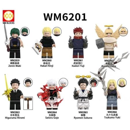 WM 6201 2859 2860 2861 2862 2863 2864 2865 2866 TRẢ LẠI PHÉP THUẬT 8 NHÂN VẬT NHỎ bộ đồ chơi xếp lắp ráp ghép mô hình Movie & Game Phim Và Trò Chơi