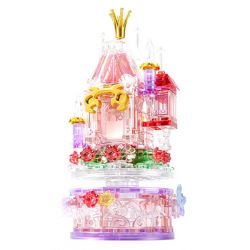 GEKKOSHA 802067 TRUYỆN CỔ TÍCH TRONG MƠ GIẤC HOA HỒNG XOAY VÒNG VÀ TỎA SÁNG bộ đồ chơi xếp lắp ráp ghép mô hình Arts & Crafts