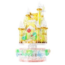 GEKKOSHA 802068 GIẤC MƠ CỔ TÍCH QUẢ CẦU ẢO XOAY VÀ PHÁT SÁNG bộ đồ chơi xếp lắp ráp ghép mô hình Arts & Crafts