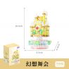 GEKKOSHA 802068 GIẤC MƠ CỔ TÍCH QUẢ CẦU ẢO XOAY VÀ PHÁT SÁNG bộ đồ chơi xếp lắp ráp ghép mô hình Arts & Crafts