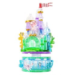 GEKKOSHA 802070 TRUYỆN CỔ TÍCH TRONG MƠ TRÁI TIM ĐẠI DƯƠNG XOAY TRÒN VÀ TỎA SÁNG bộ đồ chơi xếp lắp ráp ghép mô hình Arts & Crafts