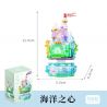 GEKKOSHA 802070 TRUYỆN CỔ TÍCH TRONG MƠ TRÁI TIM ĐẠI DƯƠNG XOAY TRÒN VÀ TỎA SÁNG bộ đồ chơi xếp lắp ráp ghép mô hình Arts & Crafts