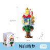 GEKKOSHA 802071 TRUYỆN CỔ TÍCH XÂY DỰNG ƯỚC MƠ GIẤC TRẮNG TINH KHÔI bộ đồ chơi xếp lắp ráp ghép mô hình Arts & Crafts