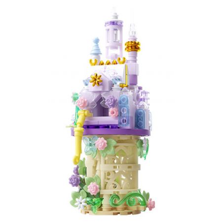 GEKKOSHA 802073 TRUYỆN CỔ TÍCH TRONG MƠ KHU VƯỜN TRÊN MÂY bộ đồ chơi xếp lắp ráp ghép mô hình Arts & Crafts