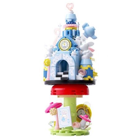 GEKKOSHA 802074 TRUYỆN CỔ TÍCH TRONG MƠ LẠC VÀO XỨ SỞ THẦN TIÊN bộ đồ chơi xếp lắp ráp ghép mô hình Arts & Crafts