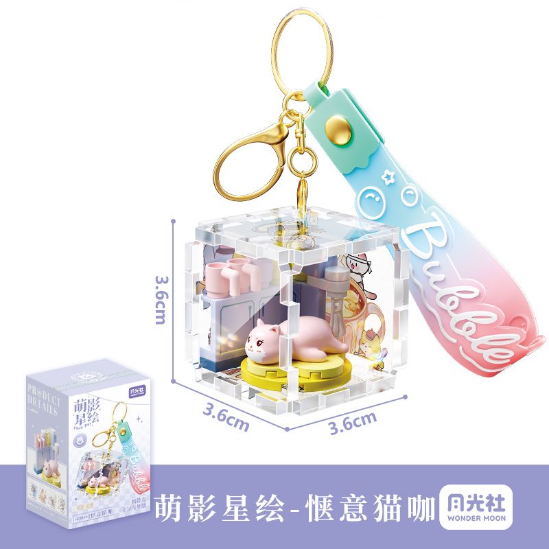 GEKKOSHA 802066 BỨC TRANH NGÔI SAO ĐIỆN ẢNH DỄ THƯƠNG QUÁN CÀ PHÊ MÈO ẤM CÚNG bộ đồ chơi xếp lắp ráp ghép mô hình Gear Đồ Lắp Ghép