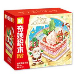 KEEPPLEY K29802 29802 K29803 29803 K29804 29804 K29805 29805 K29806 29806 HỘP TRÁNG MIỆNG GIÁNG SINH 4 LOẠI BÁNH MOUSSE NGỌT NGÀO MILLE-FEUILLE KEM GỪNG NGƯỜI ĐÀN ÔNG DÂU SOCOLA CÂY THÔNG NOEL bộ đồ chơi xếp lắp ráp ghép mô hình Creator Sáng Tạo