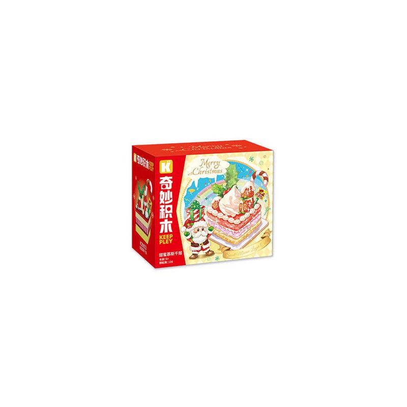 KEEPPLEY K29802 29802 K29803 29803 K29804 29804 K29805 29805 K29806 29806 HỘP TRÁNG MIỆNG GIÁNG SINH 4 LOẠI BÁNH MOUSSE NGỌT NGÀO MILLE-FEUILLE KEM GỪNG NGƯỜI ĐÀN ÔNG DÂU SOCOLA CÂY THÔNG NOEL bộ đồ chơi xếp lắp ráp ghép mô hình Creator Sáng Tạo