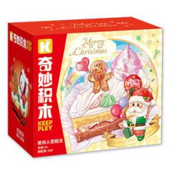 KEEPPLEY K29802 29802 K29803 29803 K29804 29804 K29805 29805 K29806 29806 HỘP TRÁNG MIỆNG GIÁNG SINH 4 LOẠI BÁNH MOUSSE NGỌT NGÀO MILLE-FEUILLE KEM GỪNG NGƯỜI ĐÀN ÔNG DÂU SOCOLA CÂY THÔNG NOEL bộ đồ chơi xếp lắp ráp ghép mô hình Creator Sáng Tạo
