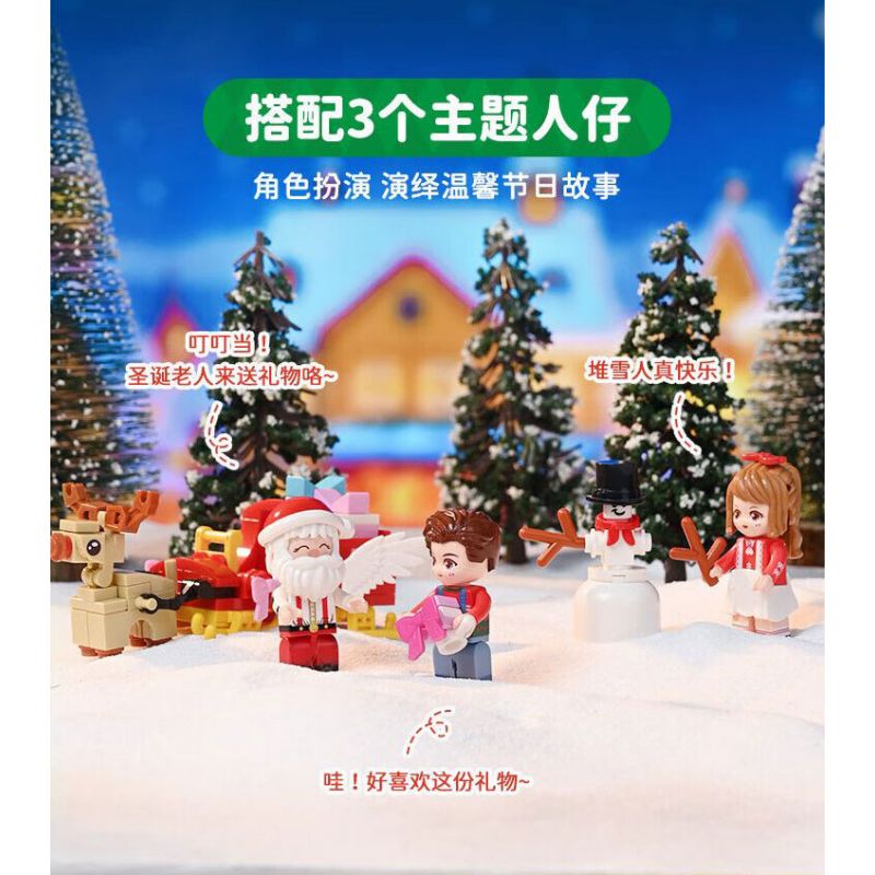 KEEPPLEY K29801 29801 CÂY GIÁNG SINH TUYỆT VỜI bộ đồ chơi xếp lắp ráp ghép mô hình Creator Sáng Tạo