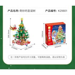 KEEPPLEY K29801 29801 CÂY GIÁNG SINH TUYỆT VỜI bộ đồ chơi xếp lắp ráp ghép mô hình Creator Sáng Tạo