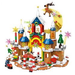 KEEPPLEY 34016 LÂU ĐÀI GIÁNG SINH bộ đồ chơi xếp lắp ráp ghép mô hình Creator Sáng Tạo