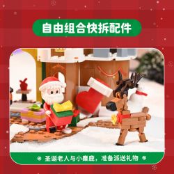 KEEPPLEY 34016 LÂU ĐÀI GIÁNG SINH bộ đồ chơi xếp lắp ráp ghép mô hình Creator Sáng Tạo