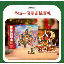 KEEPPLEY 34016 LÂU ĐÀI GIÁNG SINH bộ đồ chơi xếp lắp ráp ghép mô hình Creator Sáng Tạo