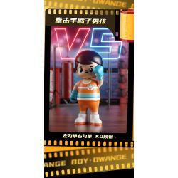 JAKI HK302 HỘP MÙ NHÀ HÁT NHÂN VẬT ORANGE BOY bộ đồ chơi xếp lắp ráp ghép mô hình Collectable Minifigures OWANGE BOY Búp Bê Sưu Tầm