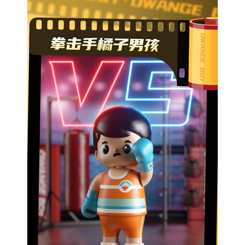 JAKI HK302 HỘP MÙ NHÀ HÁT NHÂN VẬT ORANGE BOY bộ đồ chơi xếp lắp ráp ghép mô hình Collectable Minifigures OWANGE BOY Búp Bê Sưu Tầm