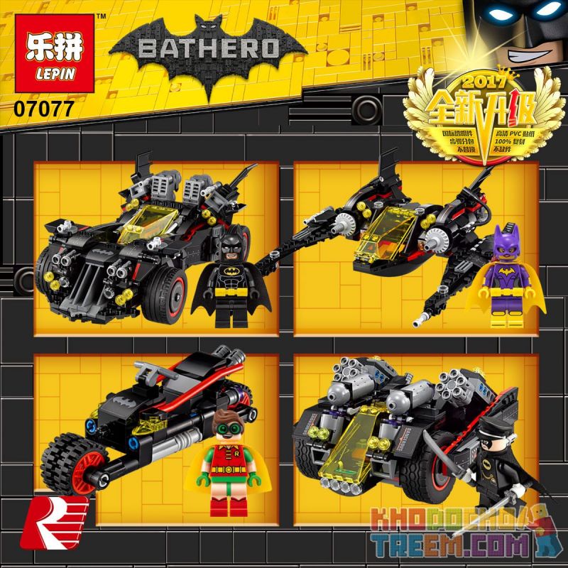 NOT The Lego Batman Movie 70917 The Ultimate Batmobile , Bela 10740 Lari  10740 Decool 7132 Jisi 7132 KING 87045 LEPIN 07077 SHENG YUAN SY SY942 Xếp  hình Siêu Xe Của Người Dơi giá sốc rẻ nhất