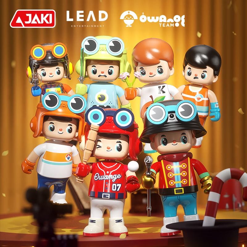 JAKI HK302 HỘP MÙ NHÀ HÁT NHÂN VẬT ORANGE BOY bộ đồ chơi xếp lắp ráp ghép mô hình Collectable Minifigures OWANGE BOY Búp Bê Sưu Tầm