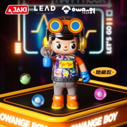 JAKI HK302 HỘP MÙ NHÀ HÁT NHÂN VẬT ORANGE BOY bộ đồ chơi xếp lắp ráp ghép mô hình Collectable Minifigures OWANGE BOY Búp Bê Sưu Tầm