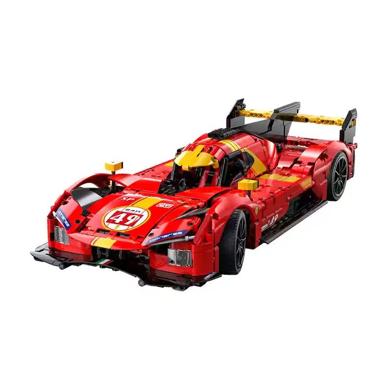 Lego CaDA DoubleE C63008 Blazing Flame Xếp hình lắp ráp ghép mô hình Ngọn lửa tốc độ xe thể thao đua thời gian dài