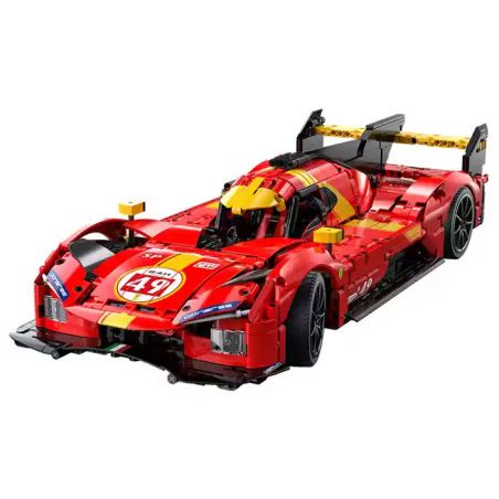 CADA DOUBLEE C63008 63008 NGỌN LỬA TỐC ĐỘ XE THỂ THAO ĐUA THỜI GIAN DÀI tỷ lệ 1:10 bộ đồ chơi xếp lắp ráp ghép mô hình Technic BLAZING FLAME Kỹ Thuật Công Nghệ Cao Mô Hình Phương Tiện 1518 khối