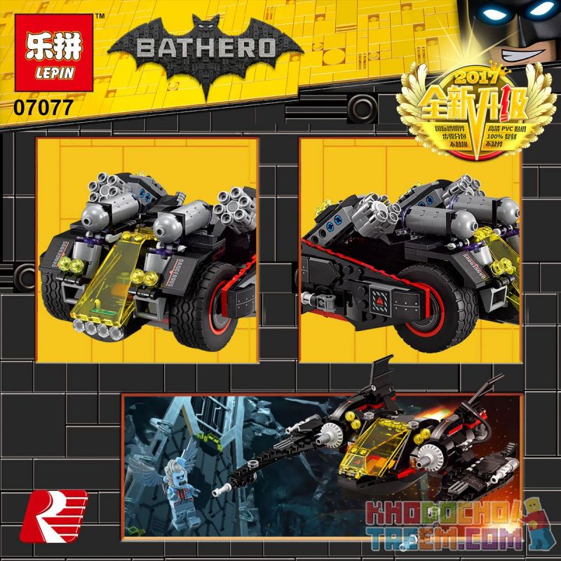 NOT The Lego Batman Movie 70917 The Ultimate Batmobile , Bela 10740 Lari  10740 Decool 7132 Jisi 7132 KING 87045 LEPIN 07077 SHENG YUAN SY SY942 Xếp  hình Siêu Xe Của Người Dơi giá sốc rẻ nhất