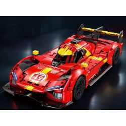 CADA DOUBLEE C63008 63008 NGỌN LỬA TỐC ĐỘ XE THỂ THAO ĐUA THỜI GIAN DÀI tỷ lệ 1:10 bộ đồ chơi xếp lắp ráp ghép mô hình Technic BLAZING FLAME Kỹ Thuật Công Nghệ Cao Mô Hình Phương Tiện 1518 khối