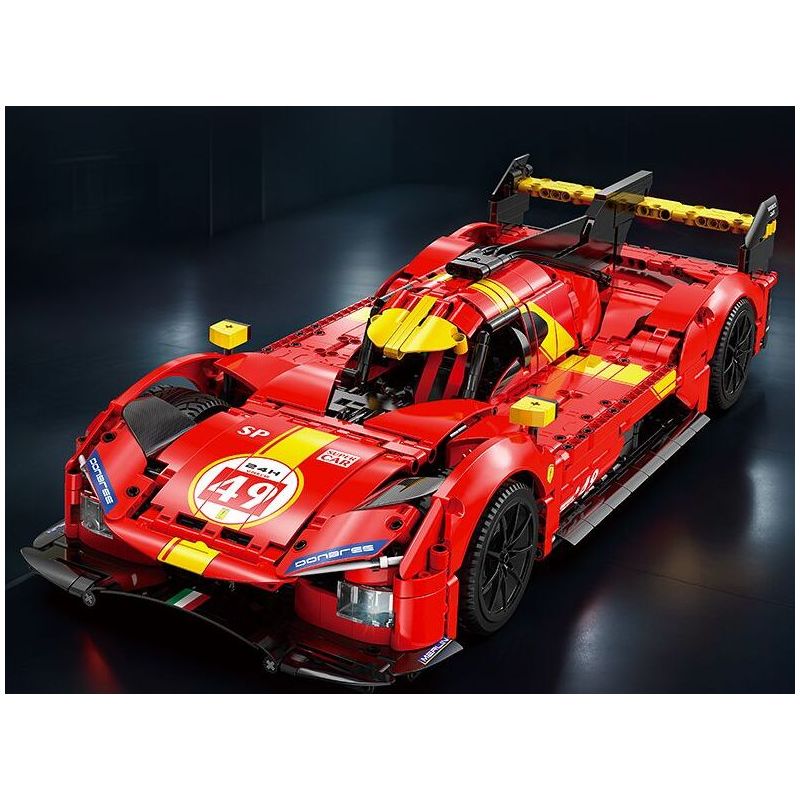 CADA DOUBLEE C63008 63008 NGỌN LỬA TỐC ĐỘ XE THỂ THAO ĐUA THỜI GIAN DÀI tỷ lệ 1:10 bộ đồ chơi xếp lắp ráp ghép mô hình Technic BLAZING FLAME Kỹ Thuật Công Nghệ Cao Mô Hình Phương Tiện 1518 khối