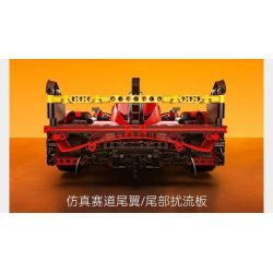 CADA DOUBLEE C63008 63008 NGỌN LỬA TỐC ĐỘ XE THỂ THAO ĐUA THỜI GIAN DÀI tỷ lệ 1:10 bộ đồ chơi xếp lắp ráp ghép mô hình Technic BLAZING FLAME Kỹ Thuật Công Nghệ Cao Mô Hình Phương Tiện 1518 khối