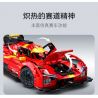 CADA DOUBLEE C63008 63008 NGỌN LỬA TỐC ĐỘ XE THỂ THAO ĐUA THỜI GIAN DÀI tỷ lệ 1:10 bộ đồ chơi xếp lắp ráp ghép mô hình Technic BLAZING FLAME Kỹ Thuật Công Nghệ Cao Mô Hình Phương Tiện 1518 khối