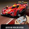 CADA DOUBLEE C63008 63008 NGỌN LỬA TỐC ĐỘ XE THỂ THAO ĐUA THỜI GIAN DÀI tỷ lệ 1:10 bộ đồ chơi xếp lắp ráp ghép mô hình Technic BLAZING FLAME Kỹ Thuật Công Nghệ Cao Mô Hình Phương Tiện 1518 khối