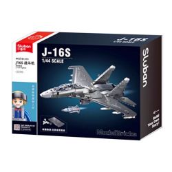 SLUBAN M38-B1273 B1273 1273 M38B1273 38-B1273 MÁY BAY CHIẾN ĐẤU ĐA NĂNG J-16 CÀN LONG 1:44 tỷ lệ 1:44 bộ đồ chơi xếp lắp ráp ghép mô hình Military Army J-16S MULTIROLE FIGHTER Quân Sự Bộ Đội
