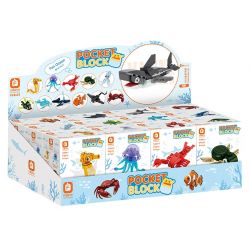 FORANGE FC8153 8153 BỘ SƯU TẬP MINI 12 LOẠI ĐỘNG VẬT BIỂN YINY bộ đồ chơi xếp lắp ráp ghép mô hình Creator Sáng Tạo 679 khối