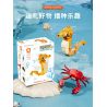 FORANGE FC8153 8153 BỘ SƯU TẬP MINI 12 LOẠI ĐỘNG VẬT BIỂN YINY bộ đồ chơi xếp lắp ráp ghép mô hình Creator Sáng Tạo 679 khối