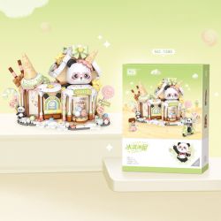 LOZ 1380 NHÀ KEM bộ đồ chơi xếp lắp ráp ghép mô hình 884 khối