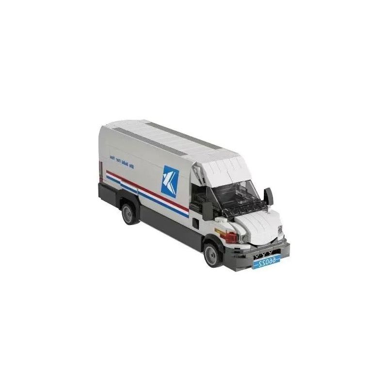 Lego Xbert 66022 US Postal Mail Truck Xếp hình lắp ráp ghép mô hình Xe tải vận chuyển của Bưu điện Hoa Kỳ