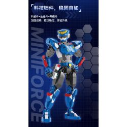 F5 G0006-1 0006-1 SỨC MẠNH SIÊU QUÂN CỦA LỰC LƯỢNG NHỎ HÌNH THỨC ĐỘI ĐẦY ĐỦ HƠN bộ đồ chơi xếp lắp ráp ghép mô hình Movie & Game MINIFORCE Phim Và Trò Chơi